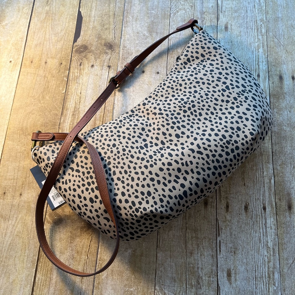 Universal Thread Cheetah Print Purse Crossbody Medium / Large Size NWT Suedelike